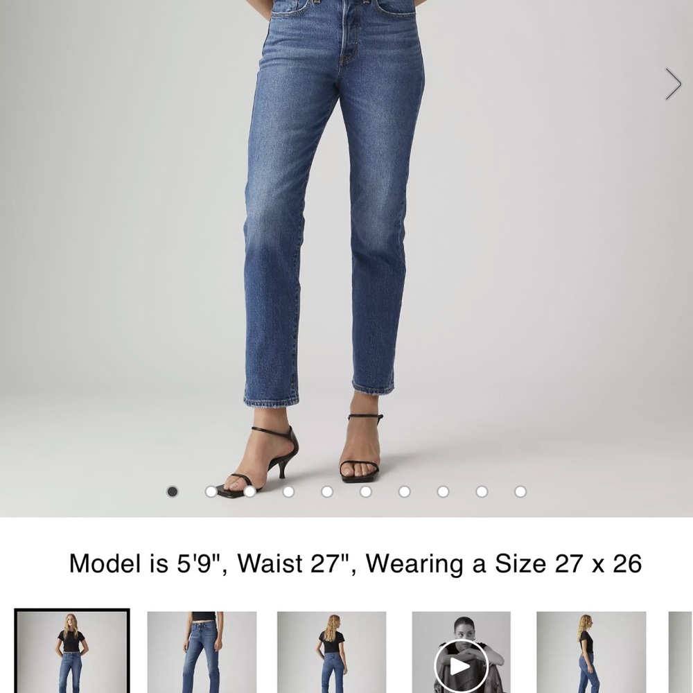 Levi’s WEDGIE STRAIGHT ANKLE WOMEN'S JEANS